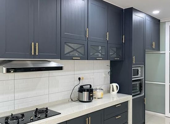 Placards et meubles de cuisine en aluminium